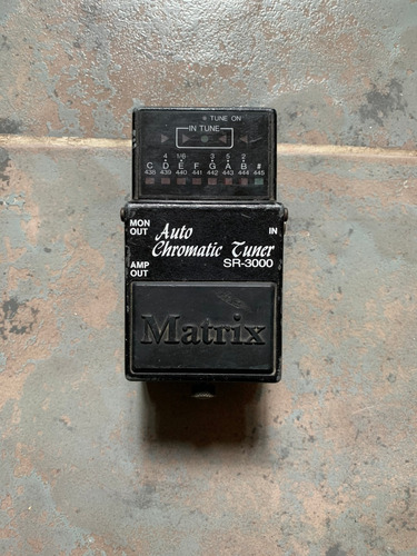 Afinador Cromatico Matrix ( Pedal Afinador, Polytune, Boss)