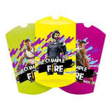 Pack 6 Uds Cajas Para Dulces / Cotillón / Motivo Free Fire