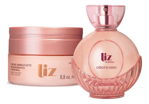 Colônia Liz Sublime 100ml + Creme Hidratante Corporal 250g