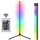 Lámpara Conexion Usb De Pie Luces Led Rgb Control Remoto