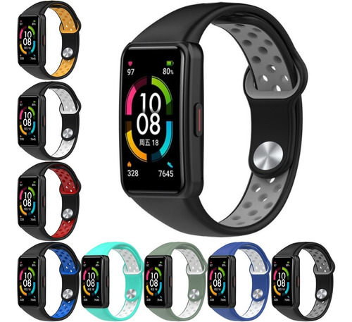 Correa Transpirable+ Mica Compatible Con Huawei Honor Band 7