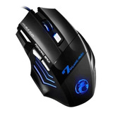 Mouse Gamer X7 Game Dpi 3400 Led Rgb Con 7 Botones