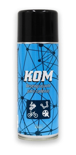 Desengrasante De Cadena Bicicleta Aerosol 450ml Mtb Ruta Kom