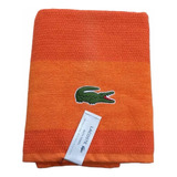 Toalla De Baño Lacoste Original Naranja Medidas 132 × 76 Cm