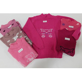 Kit C/ 2 Básica De Lã Blusa Frio Menina Inverno Infantil 932