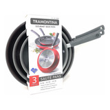 Tramontina Gourmet Selection Juego De 3 Sartenes Antiadheren