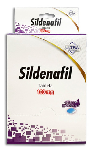 Sildenafil 100 Mg Caja Con 20 Tabletas Genérico De Viagra