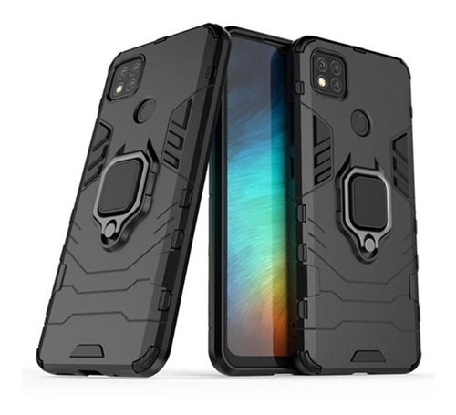 Funda Para Xiaomi Armor Ring Anillo- Seleccione Su Modelo