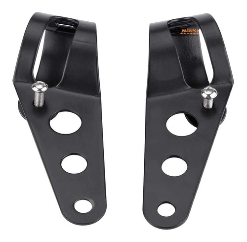 2 Soporte Aletas Para Farola Universal Moto/bicicleta