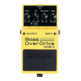 Pedal De Efecto Overdrive Para Bajo Electrico Boss Odb-3