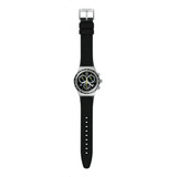 Reloj Swatch Sprinkled Water Restyled Yvs411c Color De La Malla Negro Color Del Bisel Negro Color Del Fondo Negro