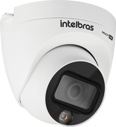 Camera Intelbras Full Color Vhd 1220 D Full Hd Ir 20m Dome Cor Branco