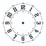 Stencil Reloj Grande 45 Cm Noreste Ideas Cod 3801-45