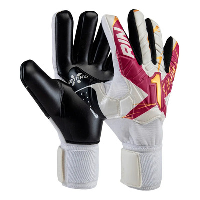 Guante Portero Rinat Training C\u002Fvarilla Inf-adulto Sporta Mx Color Blanco Vino Talla 5 | Envío gratis
