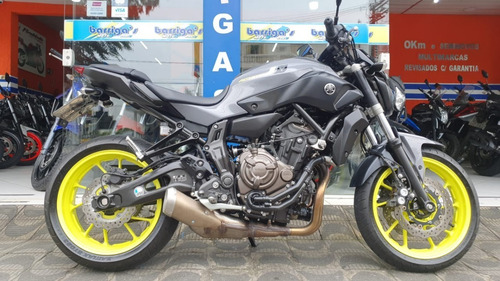 YAMAHA MT 07 ABS 2018 CINZA BAIXO KMS IMPECÁVEL
