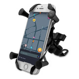 Suporte Celular Moto Com Carregador Universal Usb Garra X