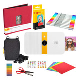 Kodak Smile Instant Print Digital Camera (blanco/amarillo) K