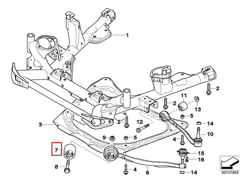 Buje Brazos Delantero Bmw E53 X5 Motor M54 M62 Foto 3