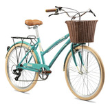 Bicicleta De Paseo Olmo Amelie Plume Aluminio 6v R26   