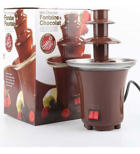 Cascada Fuente De Chocolate 3 Pisos Fondue Electrica Niños C