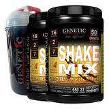 Batido Diet Vegano Shake Mix Reemplaza Comida Shaker Genetic