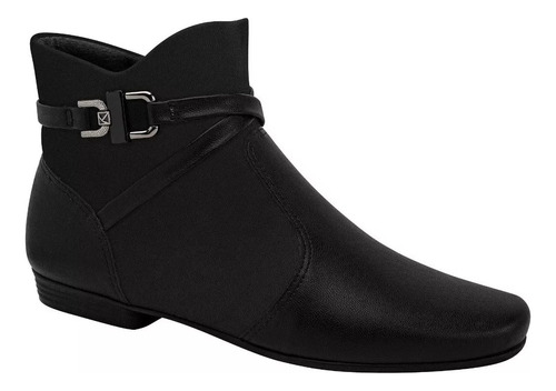 Bota Piccadilly Conforto Cano Curto Preto 110115