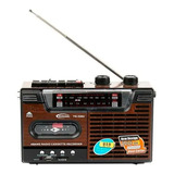 Radio Grabadora Cassette Retro Bluetooth/am/fm/sw Ap02076