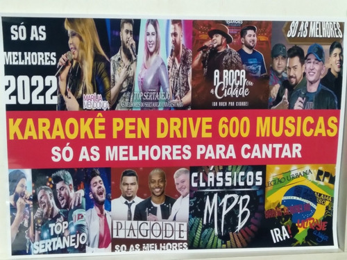 Karaokê Pen Drive Sucessos 