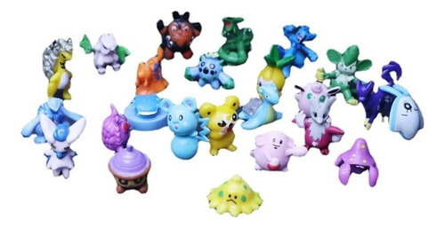 Pack 6 Figuritas Surtidas De Pokemon Coleccionables. 2 A 3cm