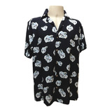 Camisa Masculina Hawaiana 0259 (verifique Medidas)