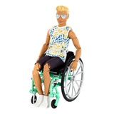 Muñeco Silla Ken Barbie Discapacitado Figura Fashion