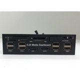 Painel Frontal Usb 3.0 De 5,25 Polegadas Pc Usb 3.0/2.0 Hub