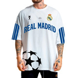 Camiseta Oversize Real Madrid Rey De Europa Champions