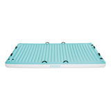 Colchoneta Manta Para Agua Intex 56289 310x183x18 Cm Color Turquesa