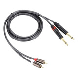 Cable 2 Plugs Mono A 2 Rca 