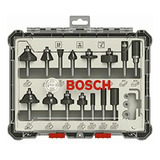 Bosch 2607017473 Set De Fresas Mezclado ¼ Vástago 15 Pzs