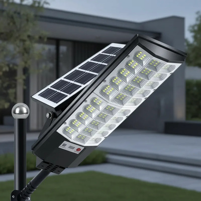 9800w Lámpara Led Solar Exterior Suburbana Alumbrado Públic