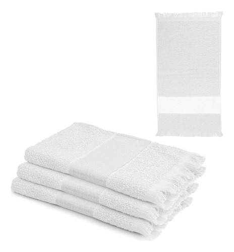 Kit 80 Toalhinhas De Mão, Boca, Para Bordar, Oferta Branco