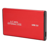 Disco Duro Externo Rojo Rojo Con Memoria Portátil De 500 Gb