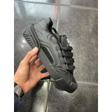 Tenis Para Hombre Negro Cuero D G Original + Envgts