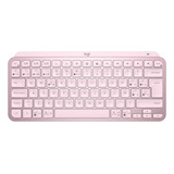 Teclado Bluetooth Logitech Mx Keys Mini Color Rosa Español