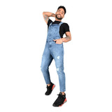 Jardinero De Jeans Rigido Hombre Nueva Temporada