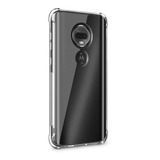 Capa Anti Impacto + Película Vidro Compatível Moto G7 Plus