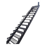Escalón De Metal Desplegado A Medida Escalera Recta