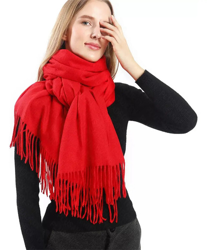 Bufanda Pashmina Calientita Invernal Suave Ligera