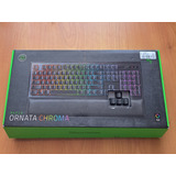 Teclado Gamer Razer Ornata Chroma Us Color Negro Con Luz Rgb