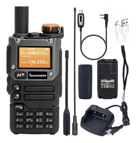 Handy Quansheng K6 Uvk5(8)- Full Kit- Am/ Fm/ Dtmf Vhf Uhf 