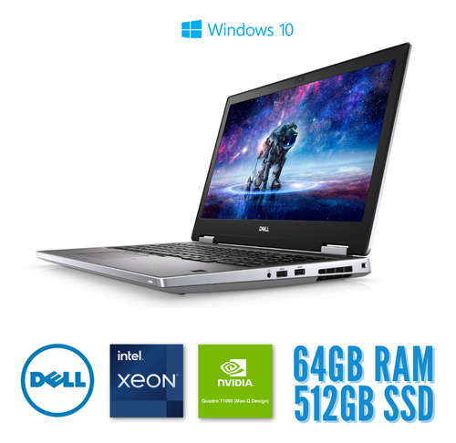 (2) Notebook Dell 7540 -xeon E-2276 64gb Ddr4 512ssd 