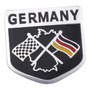 Emblema Bandera Alemania Baul/persiana Vw Audi Bmw Mercedez