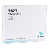 Ropivacaína Apirovin 7.5 Mg / Ml Caja 5 Ampolletas Vitalis